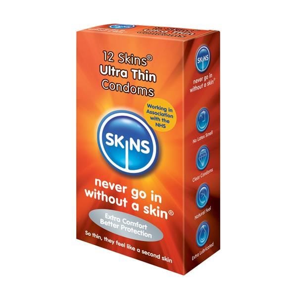 Skins Condoms UK Condoms Skins Ultra Thin Condoms in 12 Pack