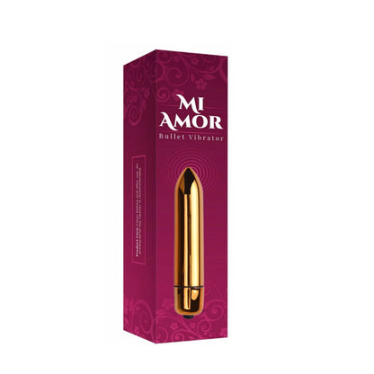 Bullet Vibrator Gold 10 Functions - Spanksy