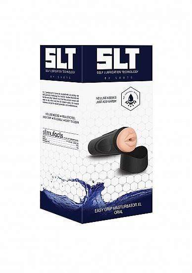 Self Lubrication Easy Grip Realistic Male Masturbator XL Oral Flesh - Spanksy