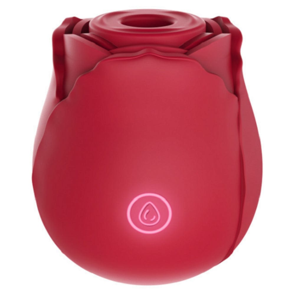 Rose Clit Suction Sucker Vibrator 10 Mode Sex Toy Red Waterproof Rechargeable - Spanksy