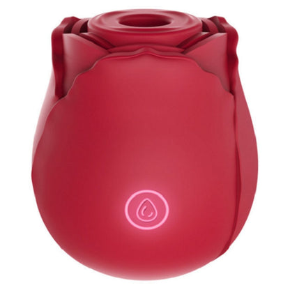 Rose Clit Suction Sucker Vibrator 10 Mode Sex Toy Red Waterproof Rechargeable - Spanksy