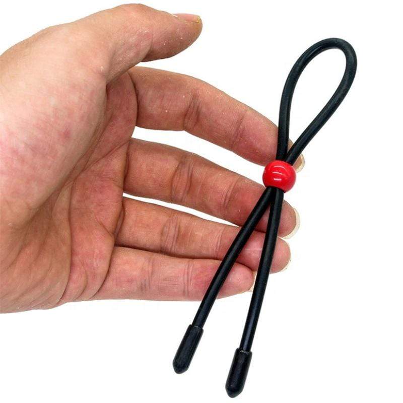 Spanksy Cock Rings Cock Ring Adjustable Penis Cage Strong Ejaculation Enhancer Black