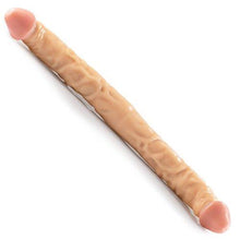 Load image into Gallery viewer, Spanksy Double Ended Dildos Spanksy 16&quot; Double Ended Dildo in Nude
