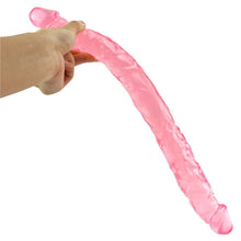 Load image into Gallery viewer, Spanksy Double Ended Dildos Spanksy 16&quot; Double Ended Dildo in Pink
