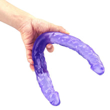 Load image into Gallery viewer, Spanksy Double Ended Dildos Spanksy 16&quot; Double Ended Dildo in Purple
