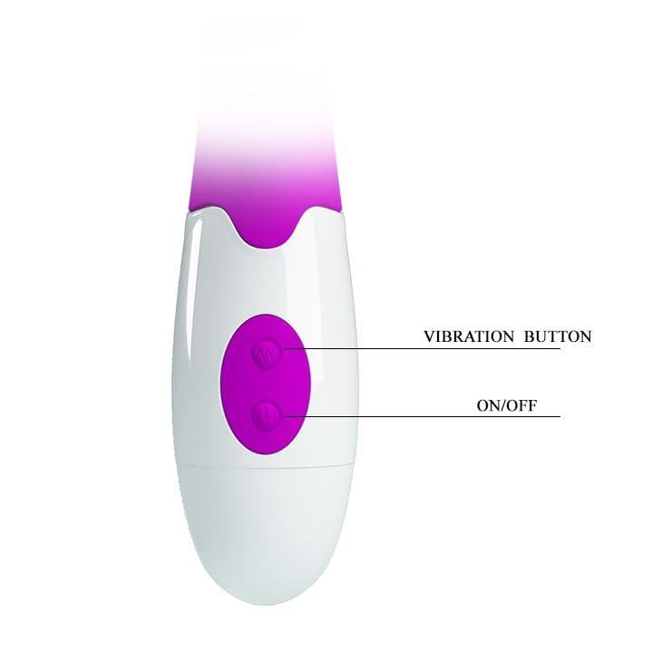 Spanksy Rabbit Vibrators Spanksy Purple Silicone Rabbit Vibrator 30 Function Waterproof