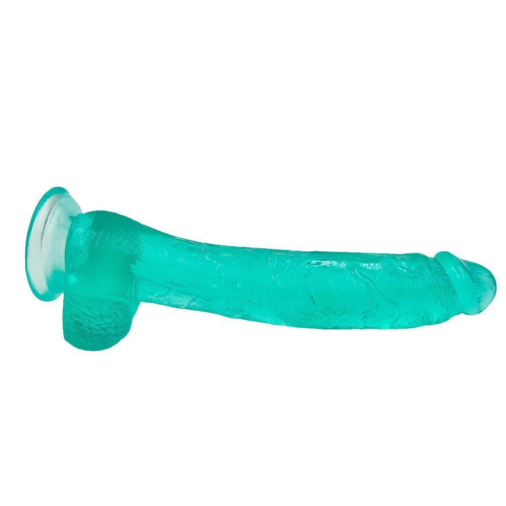 Spanksy 12" Suction Base Dildo in Green - Spanksy