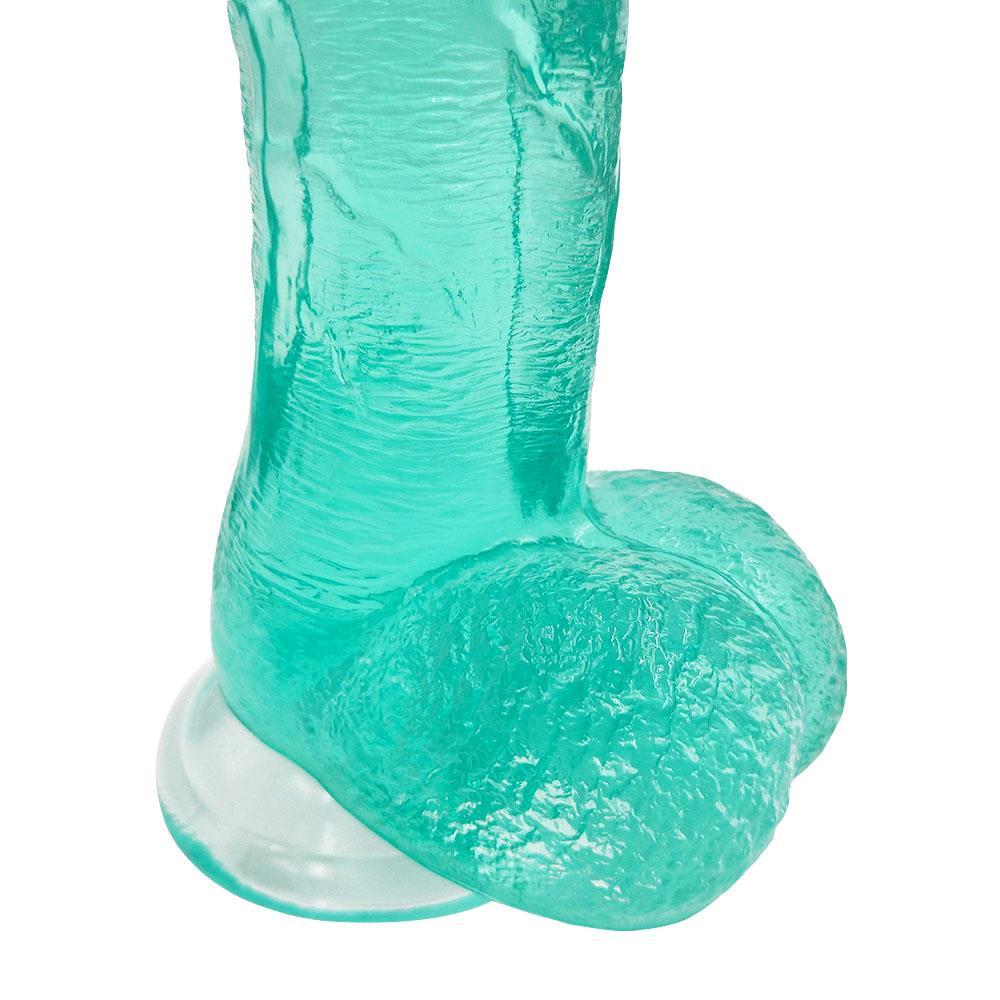 Spanksy 12" Suction Base Dildo in Green - Spanksy