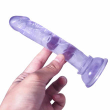 Load image into Gallery viewer, Spanksy Realistic Dildos Spanksy 5&quot; Beginners Suction Base Dildo Blue
