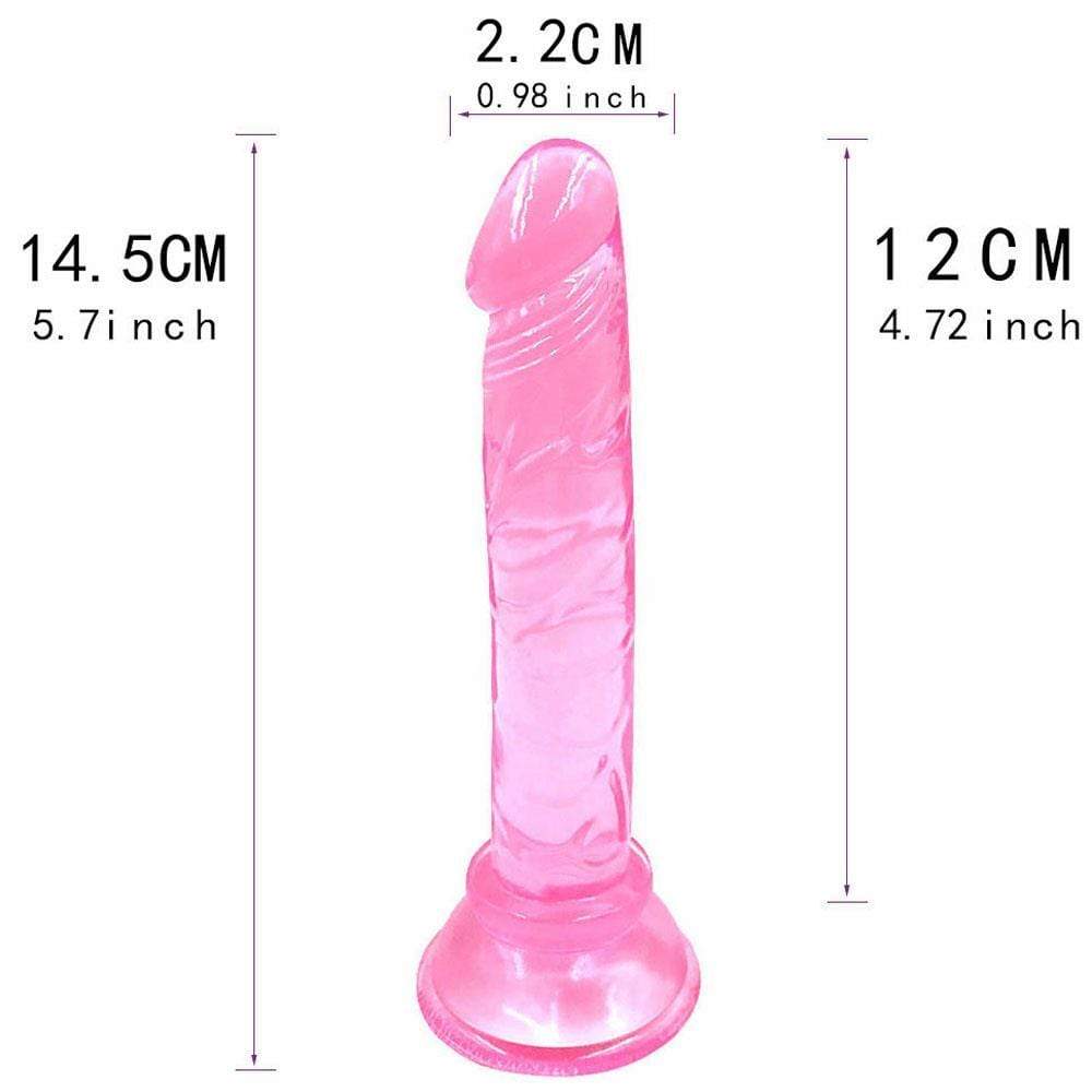 Spanksy 5" Beginners Suction Base Dildo Pink - Spanksy