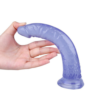 Spanksy Realistic Dildos Spanksy 8" Slim Suction Base Dildo Blue