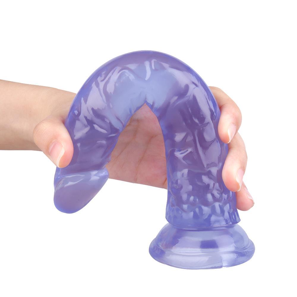 Spanksy Realistic Dildos Spanksy 8" Slim Suction Base Dildo Blue