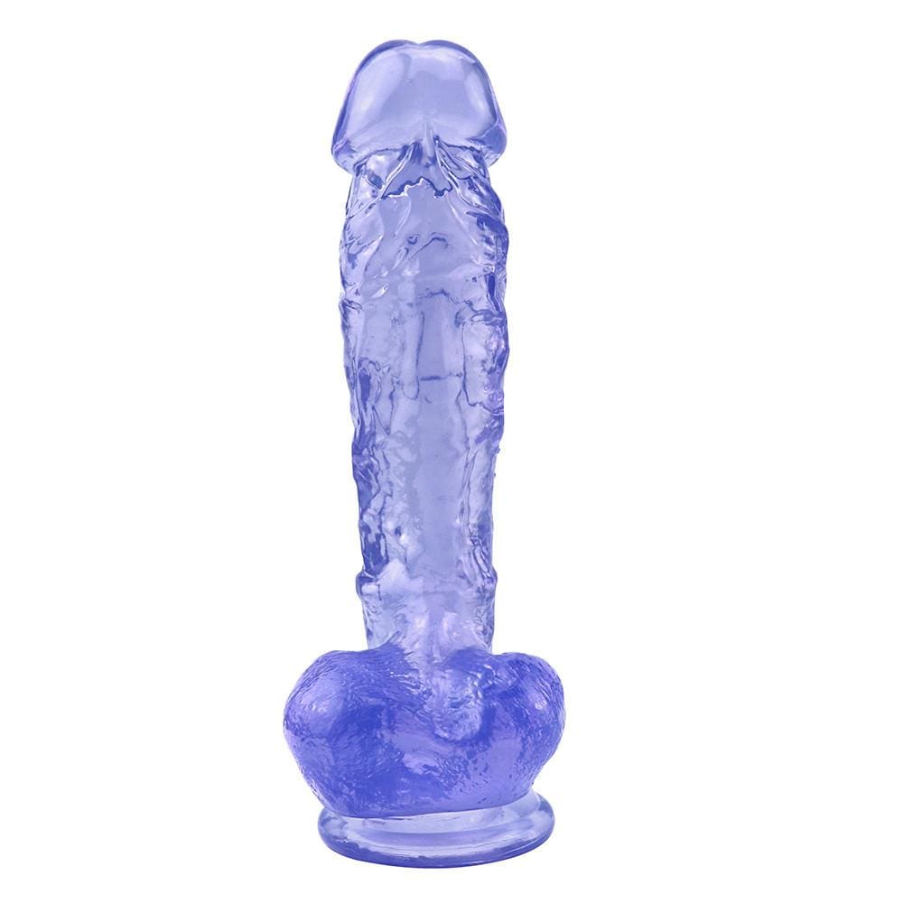 Spanksy 9 Inches Suction Base Dildo Blue - Spanksy