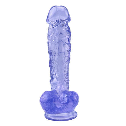 Spanksy 9 Inches Suction Base Dildo Blue - Spanksy