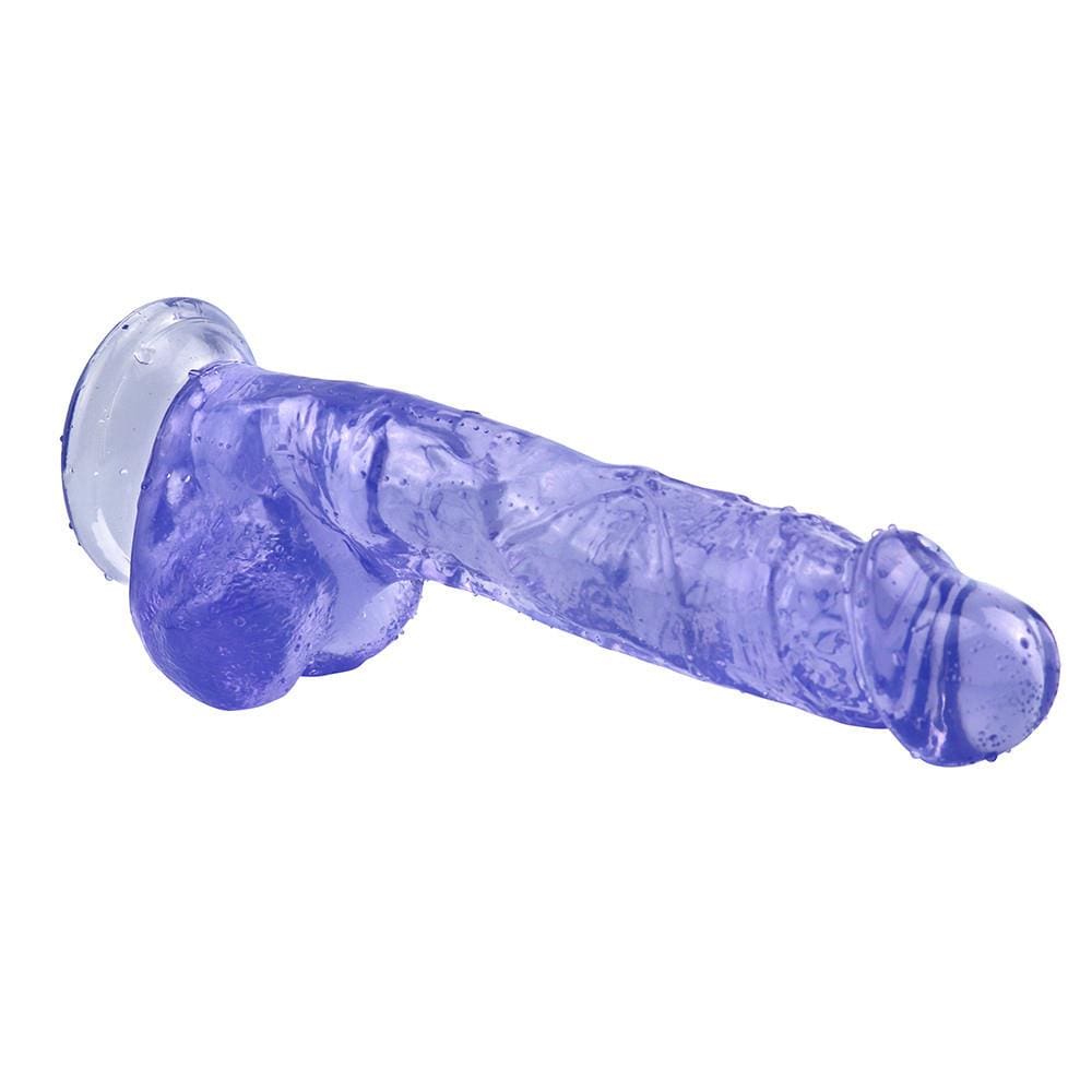 Spanksy 9 Inches Suction Base Dildo Blue - Spanksy