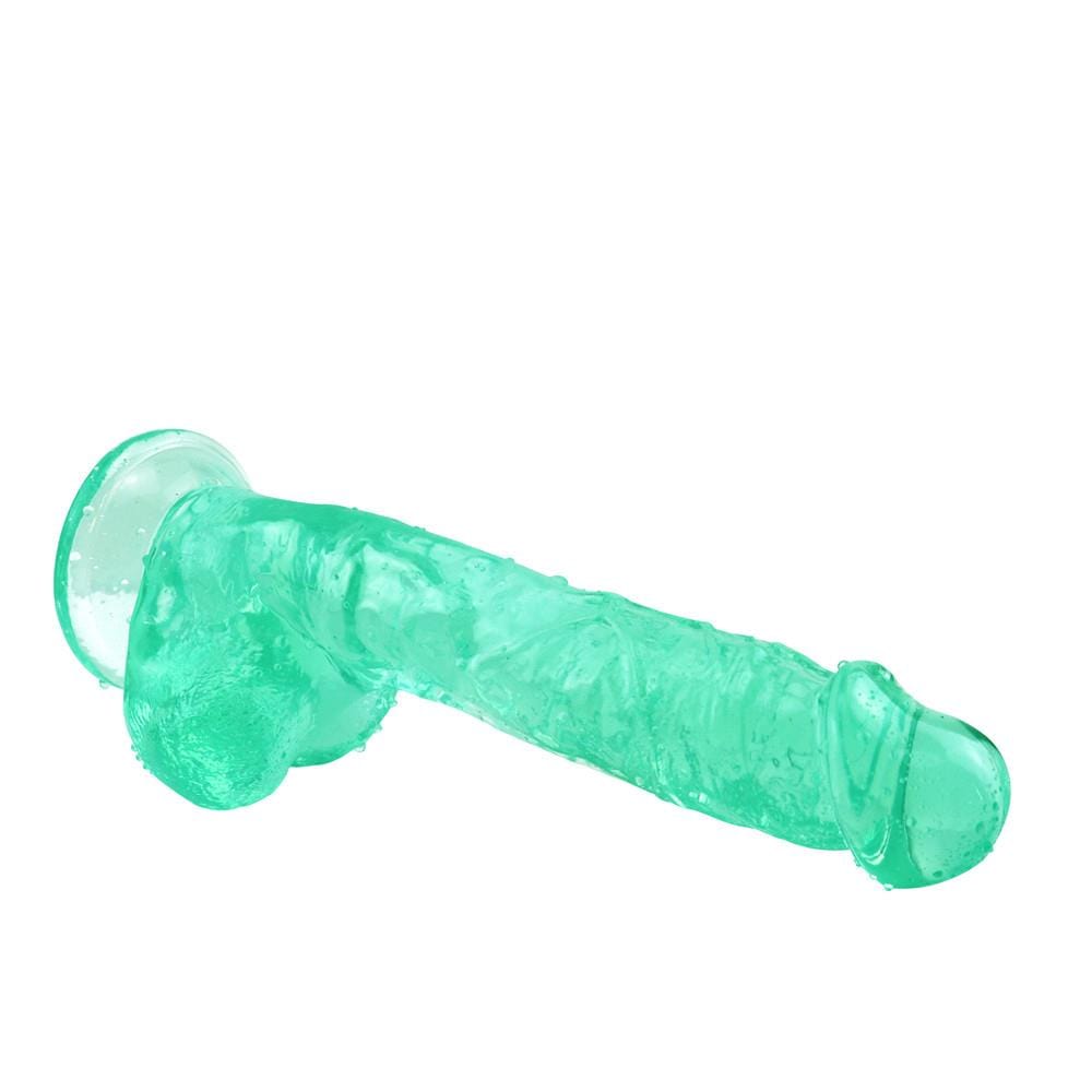 Spanksy Realistic Dildos Spanksy 9 Inches Suction Base Dildo Green