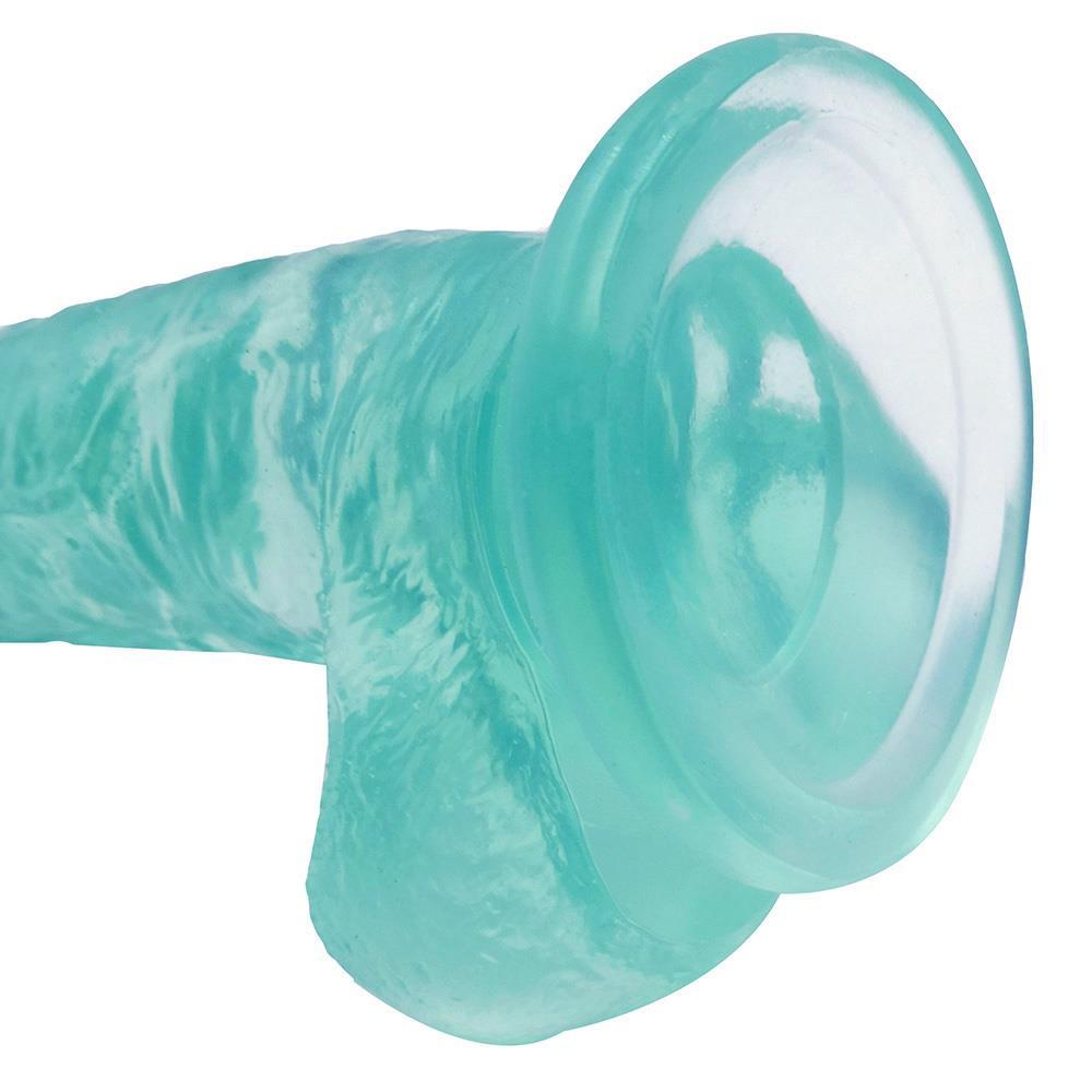 Spanksy 9" Suction Base Dildo in Green - Spanksy