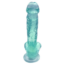 Load image into Gallery viewer, Spanksy 9&quot; Suction Base Dildo in Green - Spanksy
