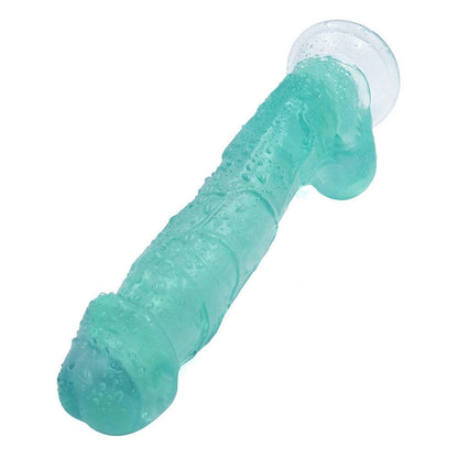 Spanksy 9" Suction Base Dildo in Green - Spanksy