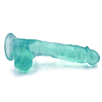 Spanksy 9" Suction Base Dildo in Green - Spanksy