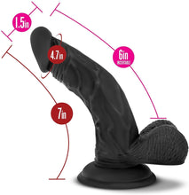 Load image into Gallery viewer, Spanksy Realistic Dildos Spanksy Perfect Curved 6.5&quot; Suction Base Dildo in Black
