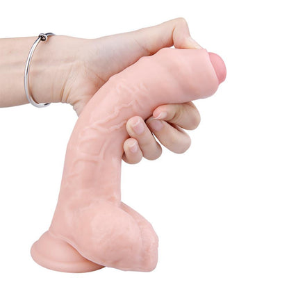 Spanksy Uncut Suction Base Dildo Flesh - Spanksy