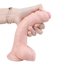 Load image into Gallery viewer, Spanksy Realistic Dildos Spanksy Uncut Suction Base Dildo Flesh
