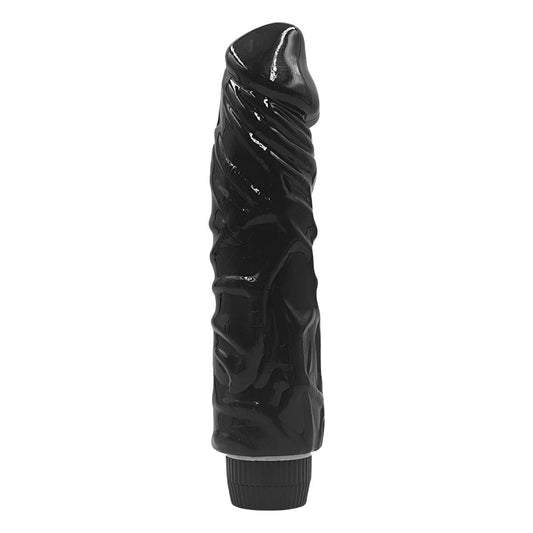 Spanksy 8.5" Ultra Thick Multi Speed Vibrator Black - Spanksy