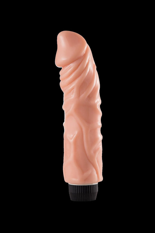 Spanksy 8.5" Ultra Thick Multi Speed Vibrator Flesh - Spanksy