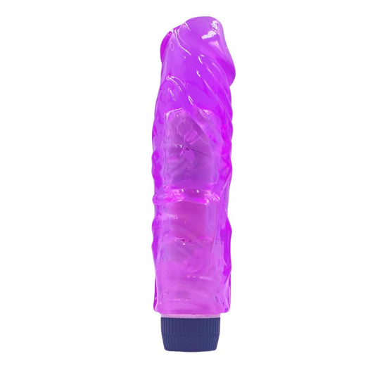 Spanksy 8.5" Ultra Thick Multi Speed Vibrator Purple - Spanksy