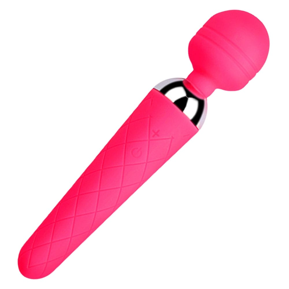 Vibrator Sex Toy for Women Rechargeable Wand 10 Frequency Pink - Spanksy