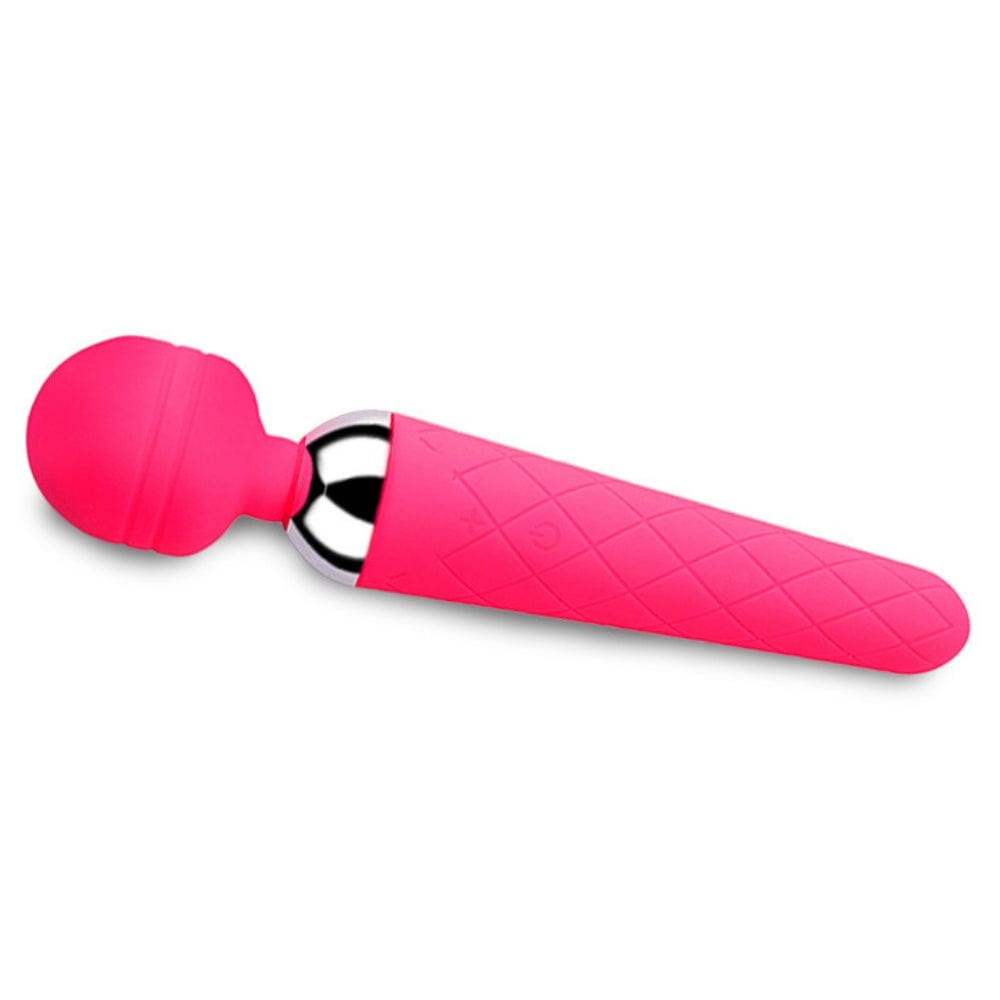 Vibrator Sex Toy for Women Rechargeable Wand 10 Frequency Pink - Spanksy