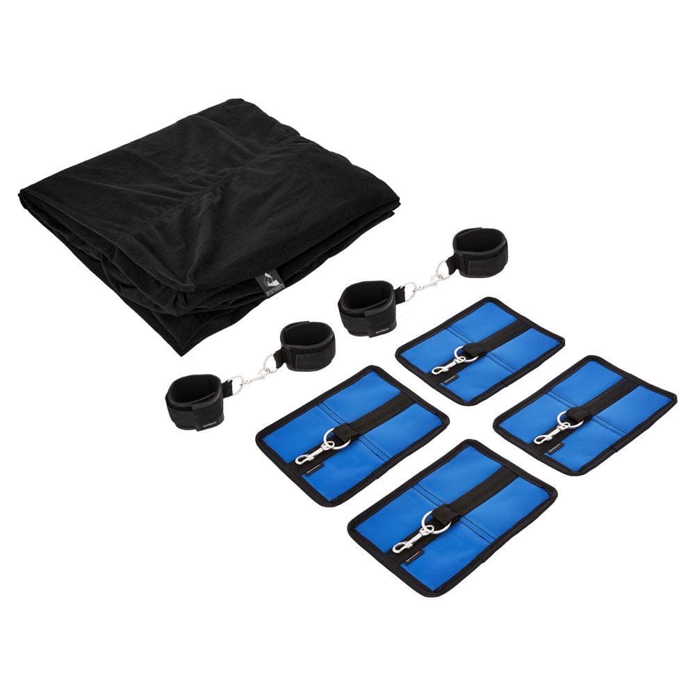 Sportsheets Bed Sheet In King Size For Bondage Play With Attaching Restraints - Spanksy