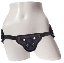 Load image into Gallery viewer, Sportsheets Strap On Strap On Harness Sportsheets Strap On Lush Harness Multi Size Rubber O Rings Purple

