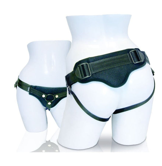 Sportsheets Strap On Plus Size Divine Diva Harness Black - Spanksy